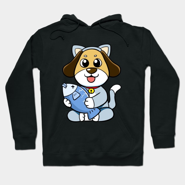 Dog Cat Hoodie by WildSloths